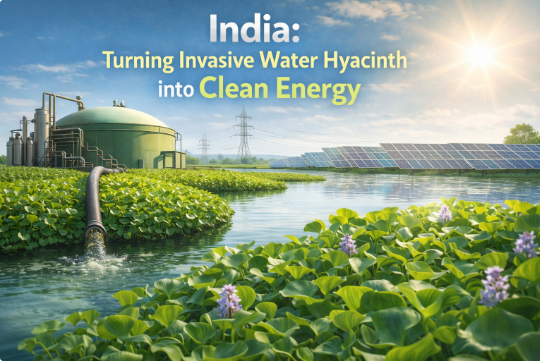 India: Generating Energy from the Invasive Water Hyacinth Plant
